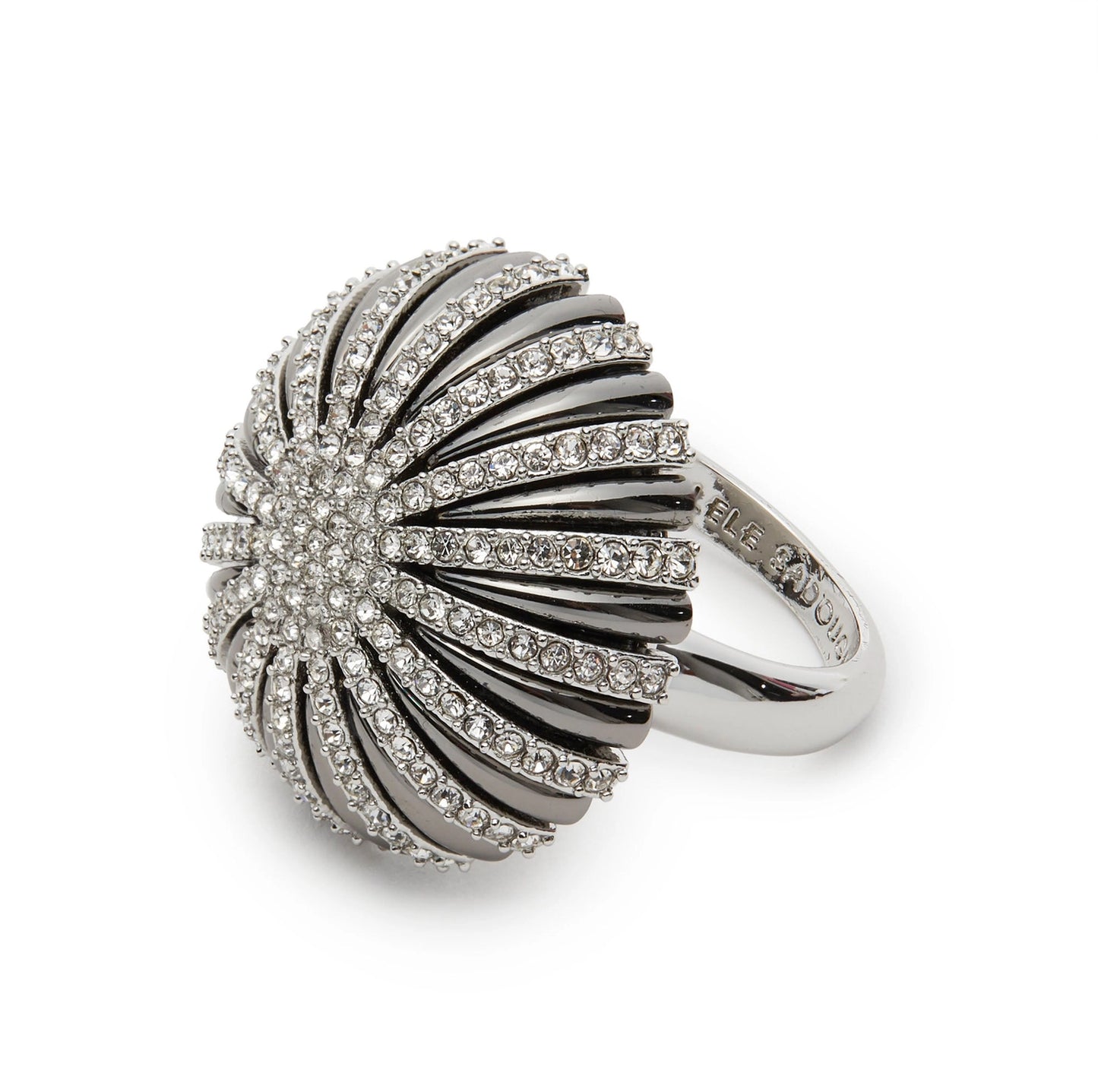 Jet Deco Ring