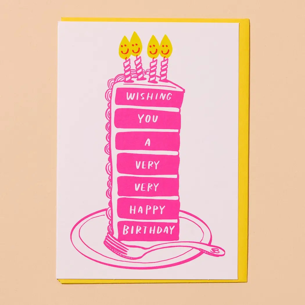 Birthday Cake Greeting Card