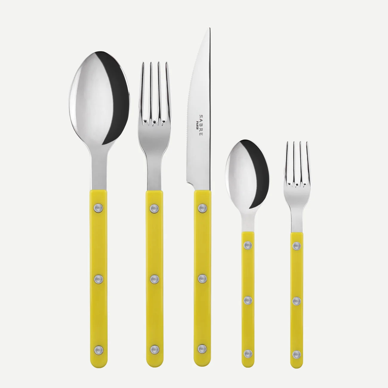 Yellow Bistrot Flatware | 5 Piece Set