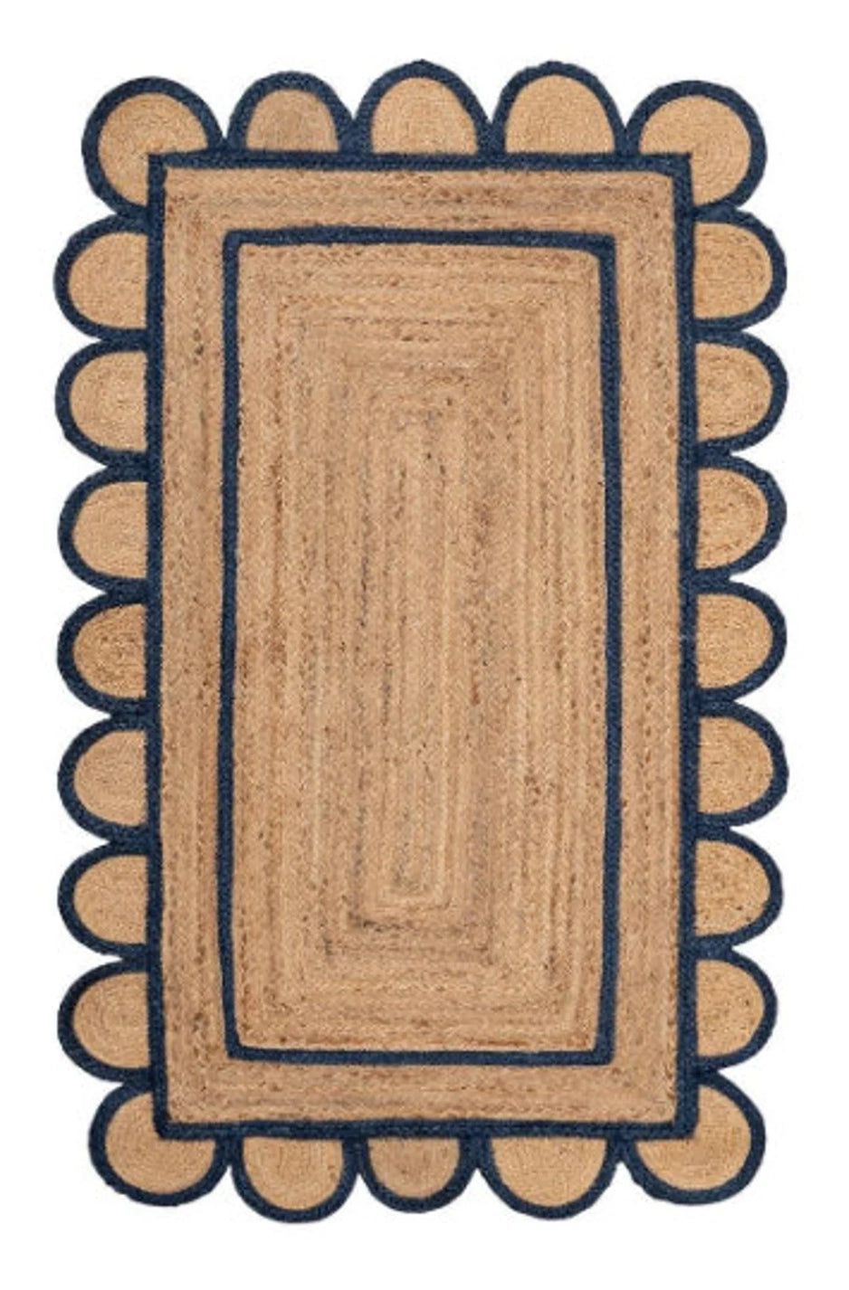 Scalloped Jute Rugs