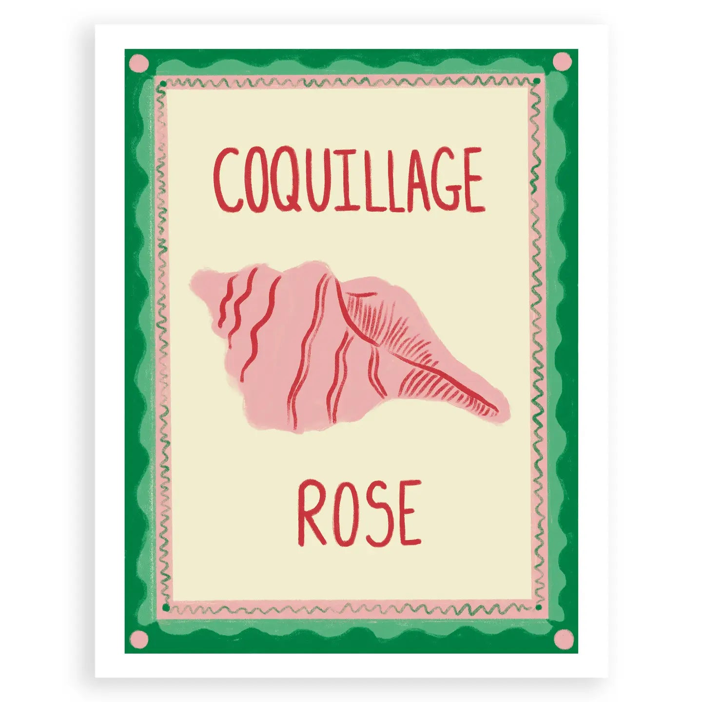Coquillage Art Print