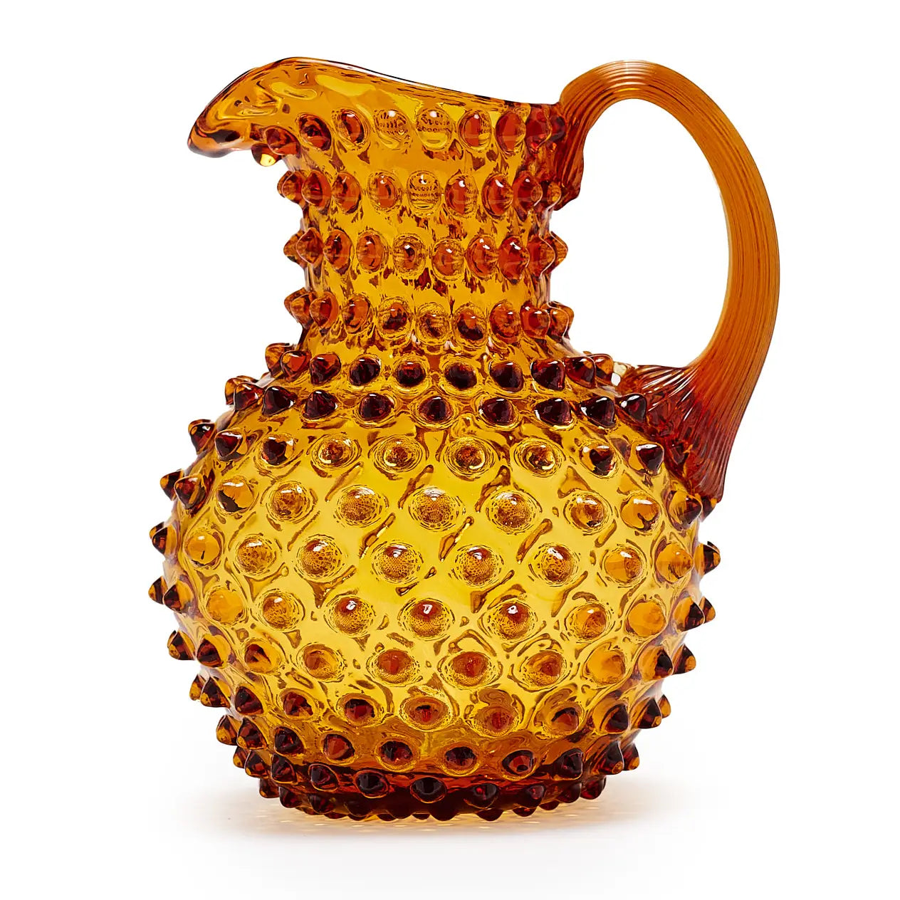Saffron Light Hobnail Creamer