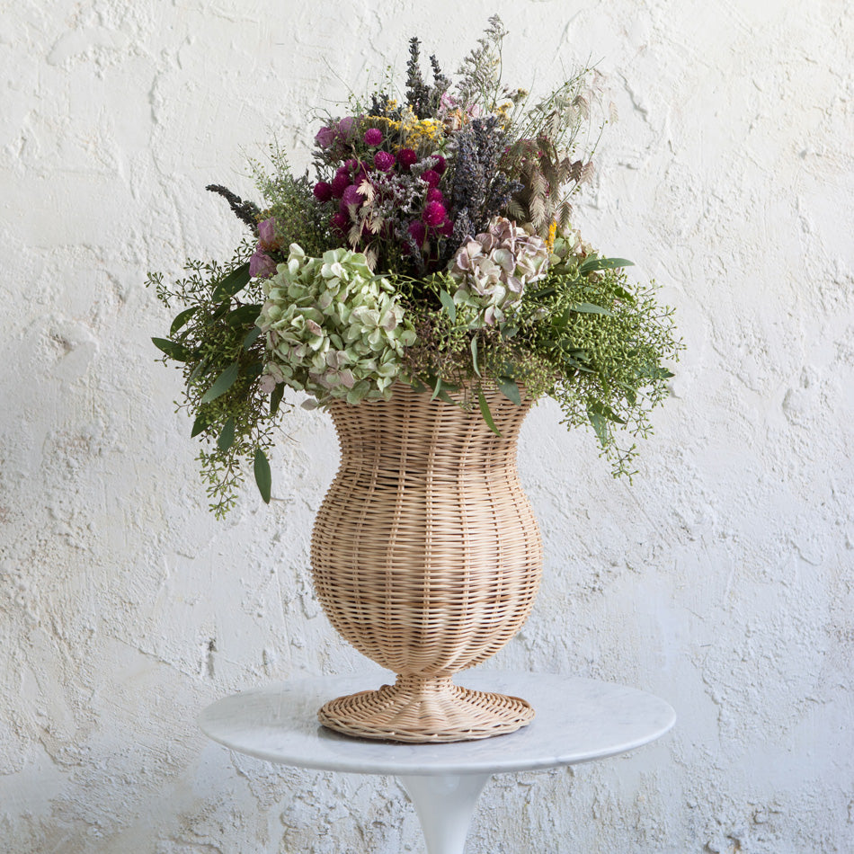 Large Rattan Olympia Vase