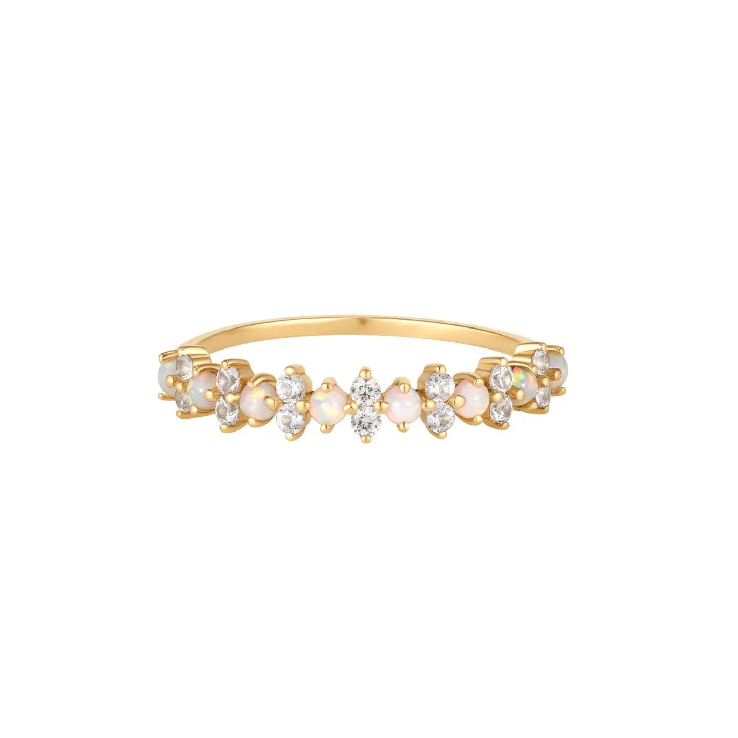 Opal + Sapphire Pia 14kt Gold Ring