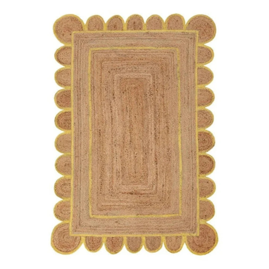 Scalloped Jute Rugs