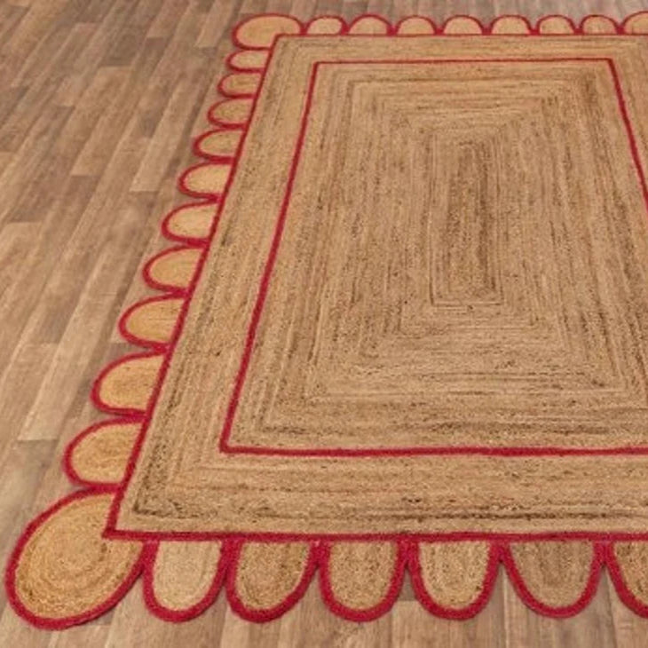 Scalloped Jute Rugs