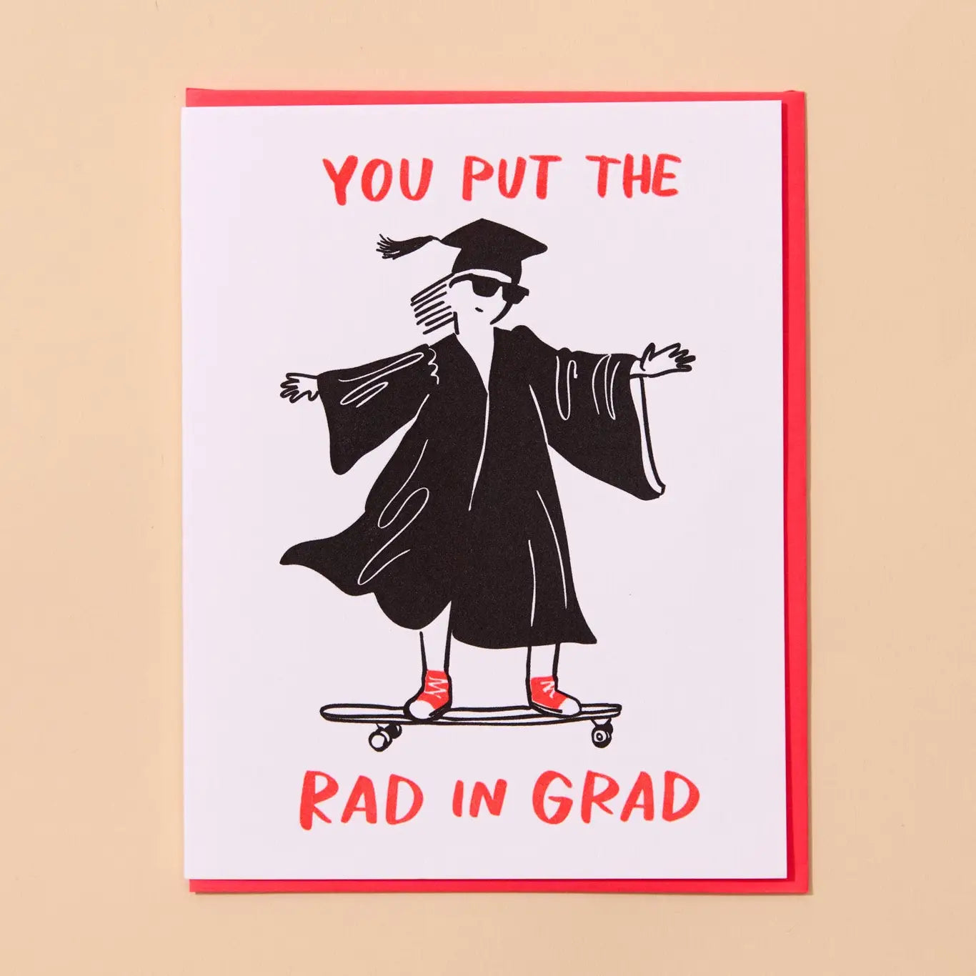 Rad in Grad Greeting Card