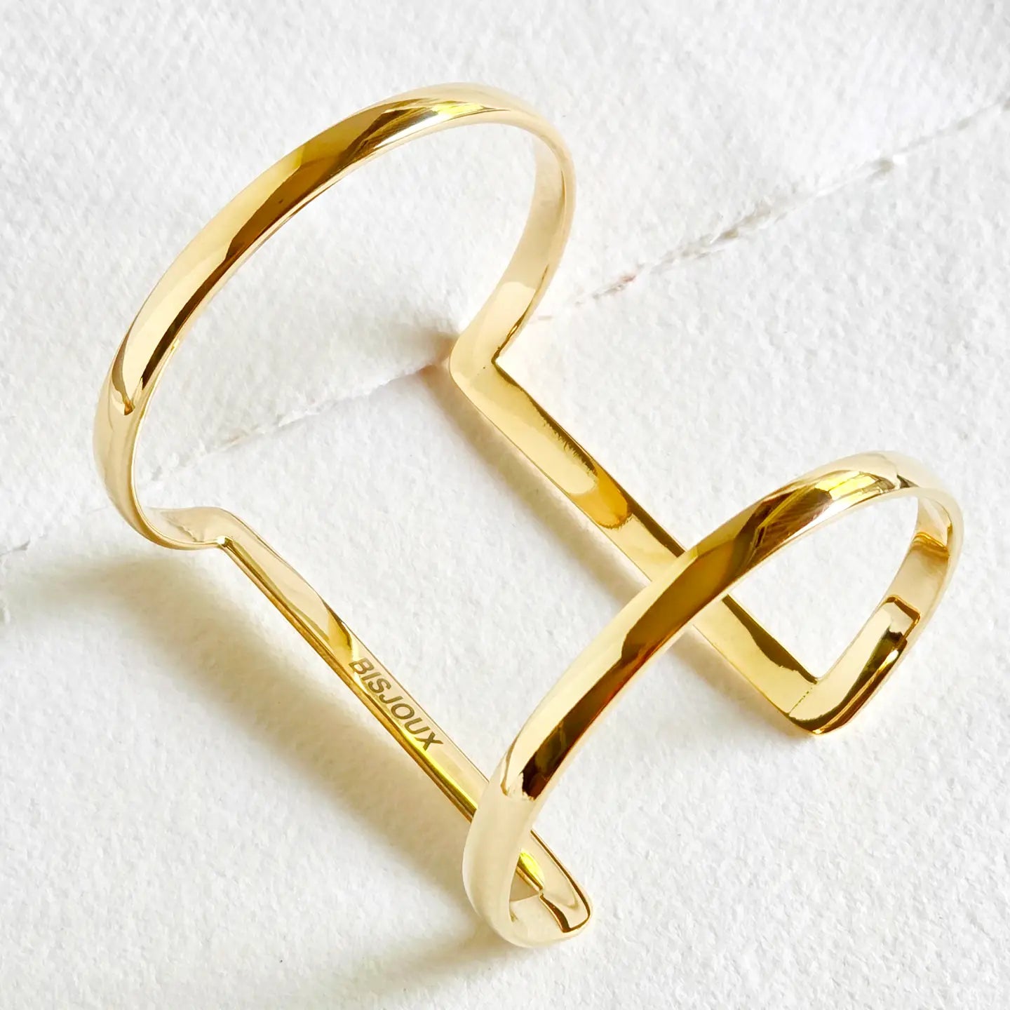 Brass Double Cuff Bracelet