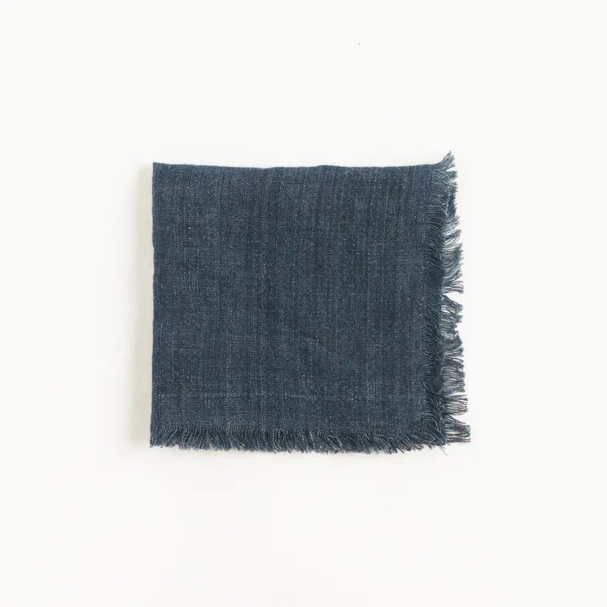 Stone Washed Linen Cocktail Napkins