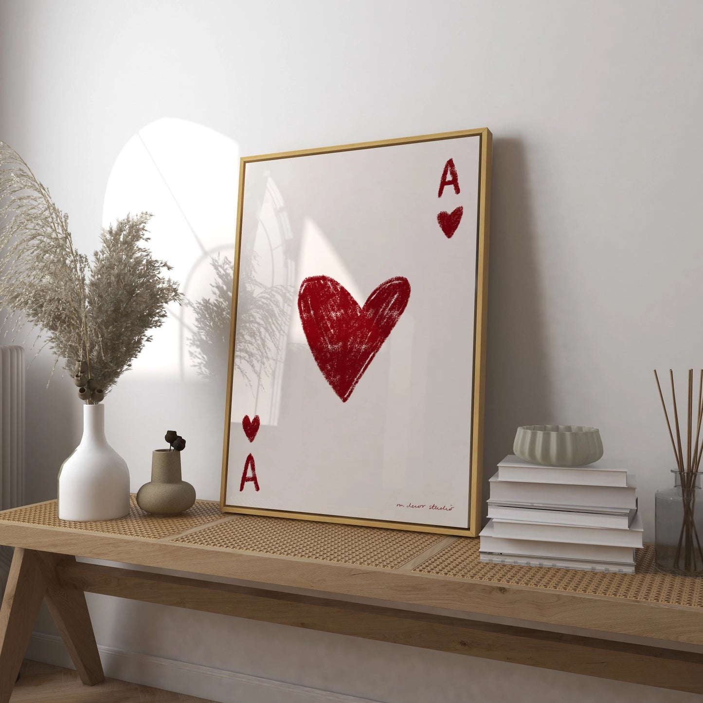 Ace Card Framed Print