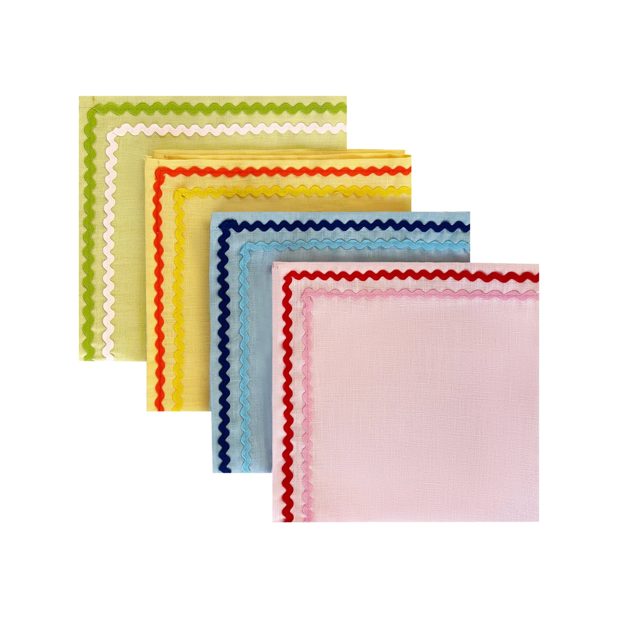 Ric Rac Linen Napkins | Set of 2