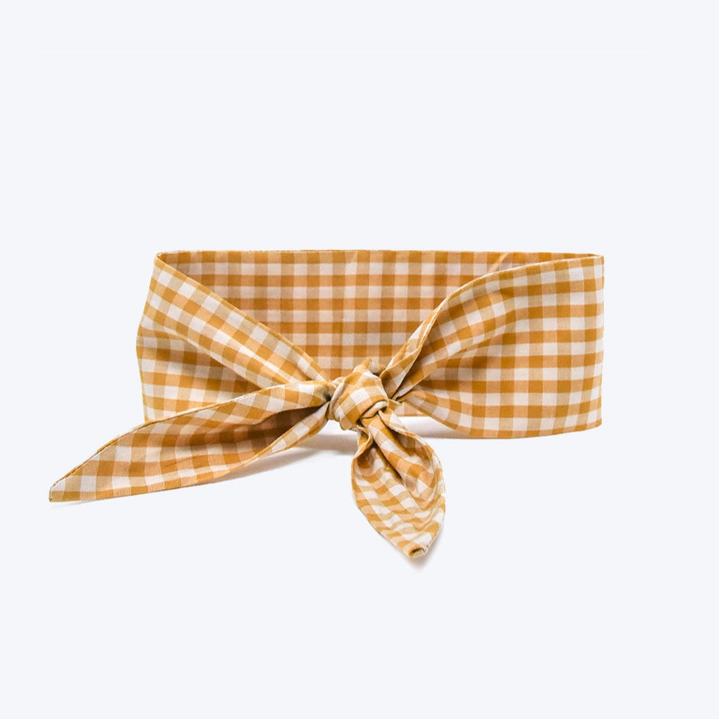 Pet Gingham Neckties -Small
