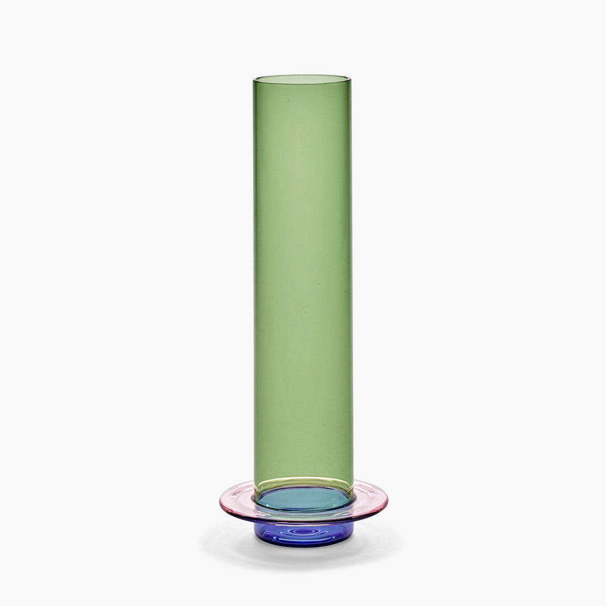 Large Glass Tower Vase