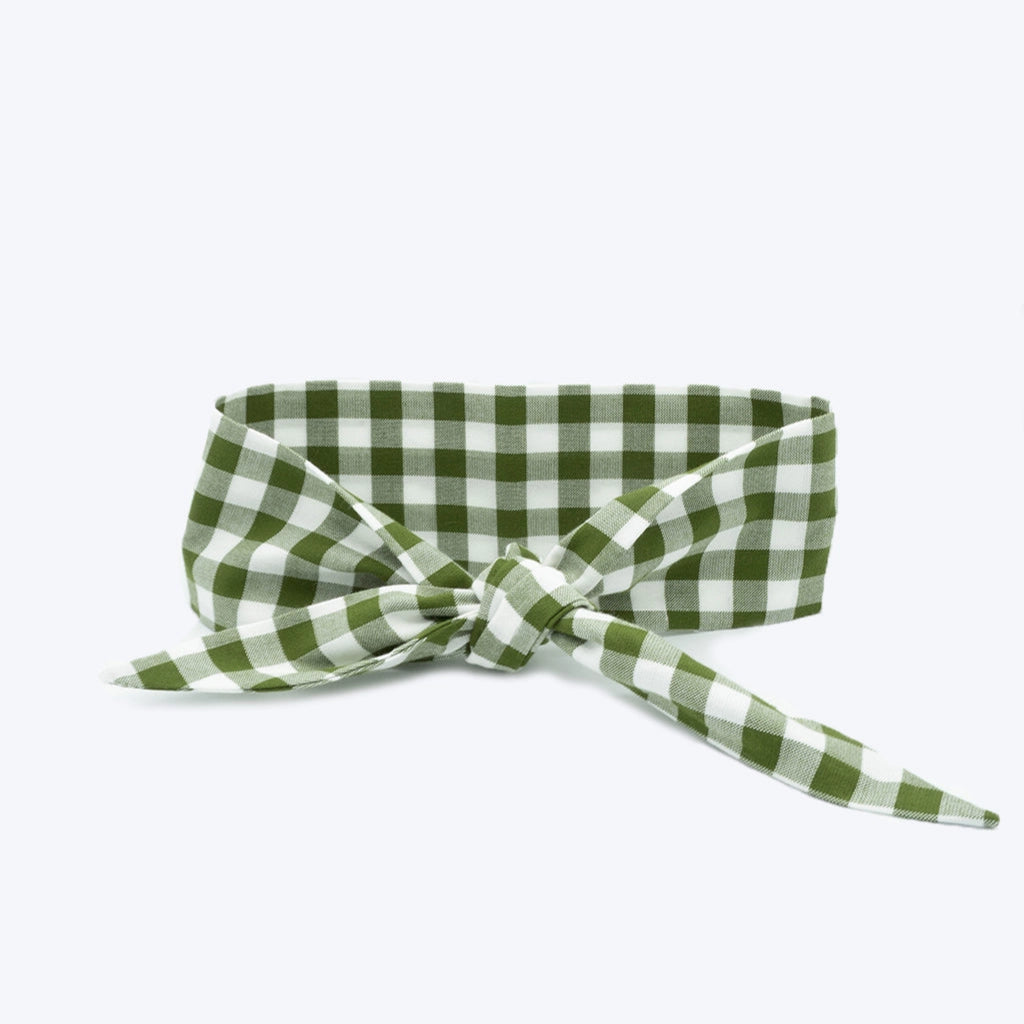 Pet Gingham Neckties -Small