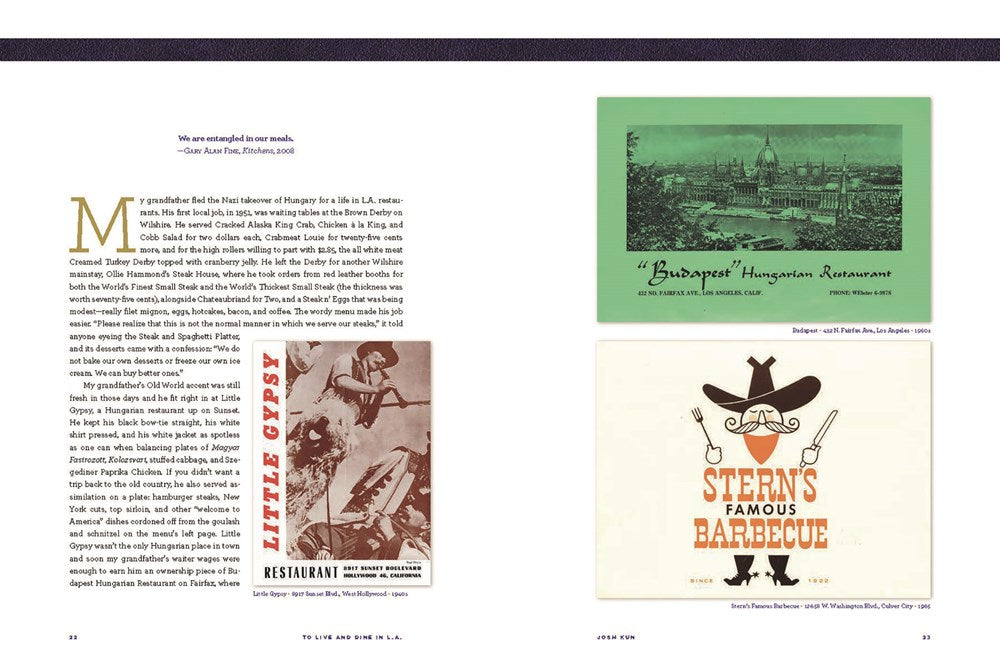 To Live and Dine in L.A.: Menus & the Making of the Modern City