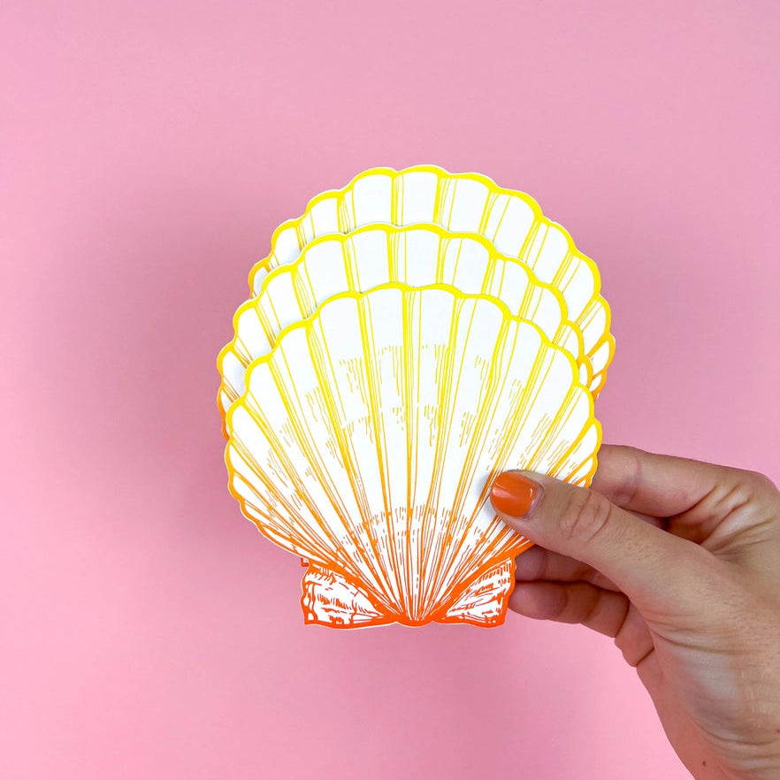 Scallop Stationery Set