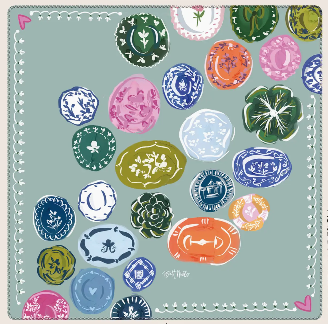 Willow Mahjong Mat