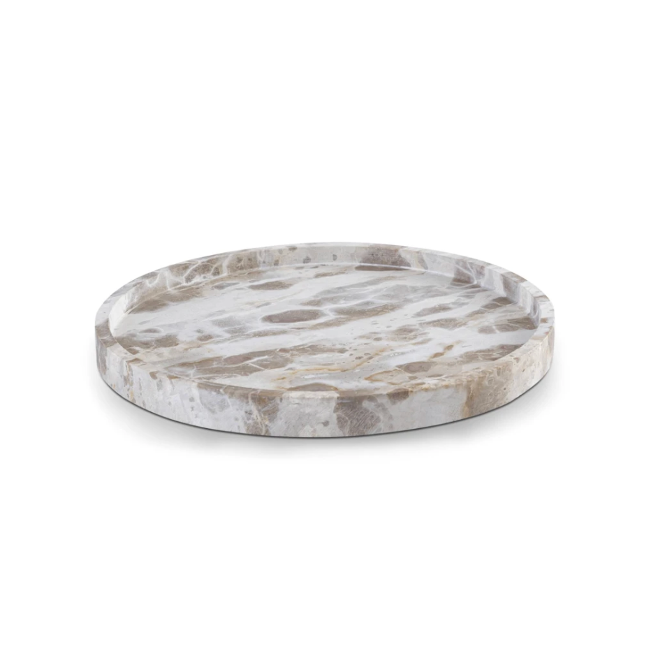 Barletta Round Marble Tray