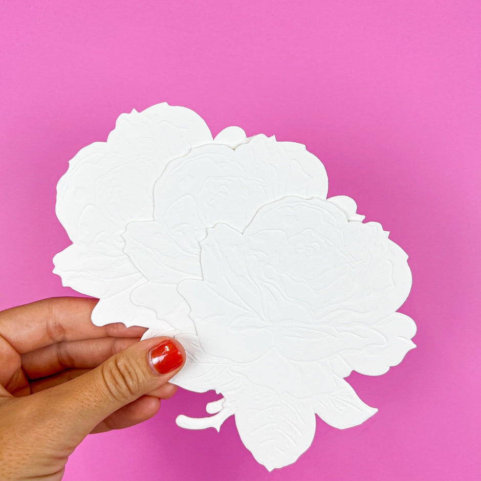 White Rose Stationery Set