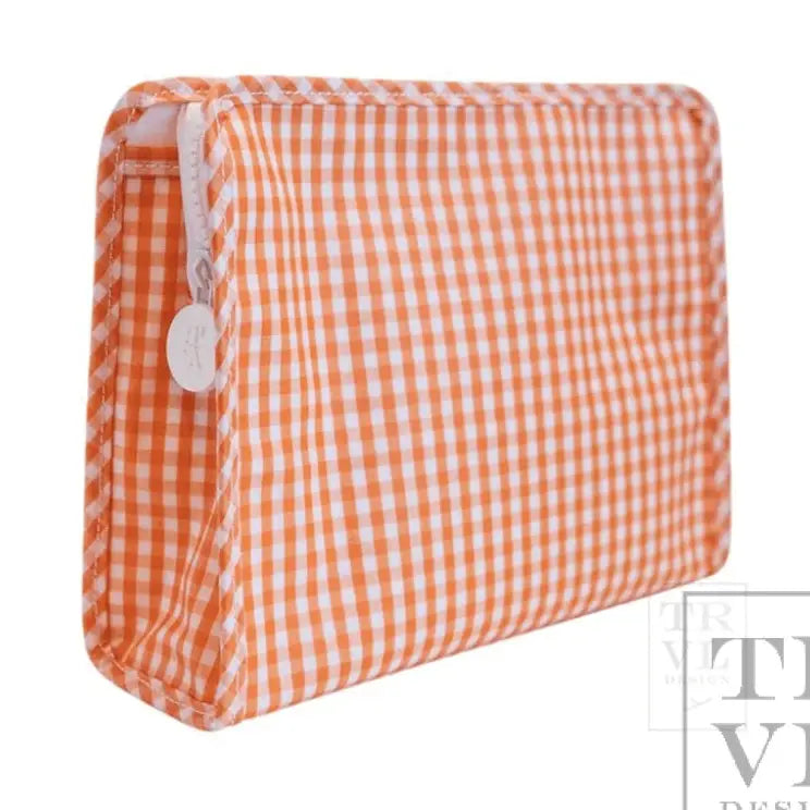 Large Orange Gingham Roadie