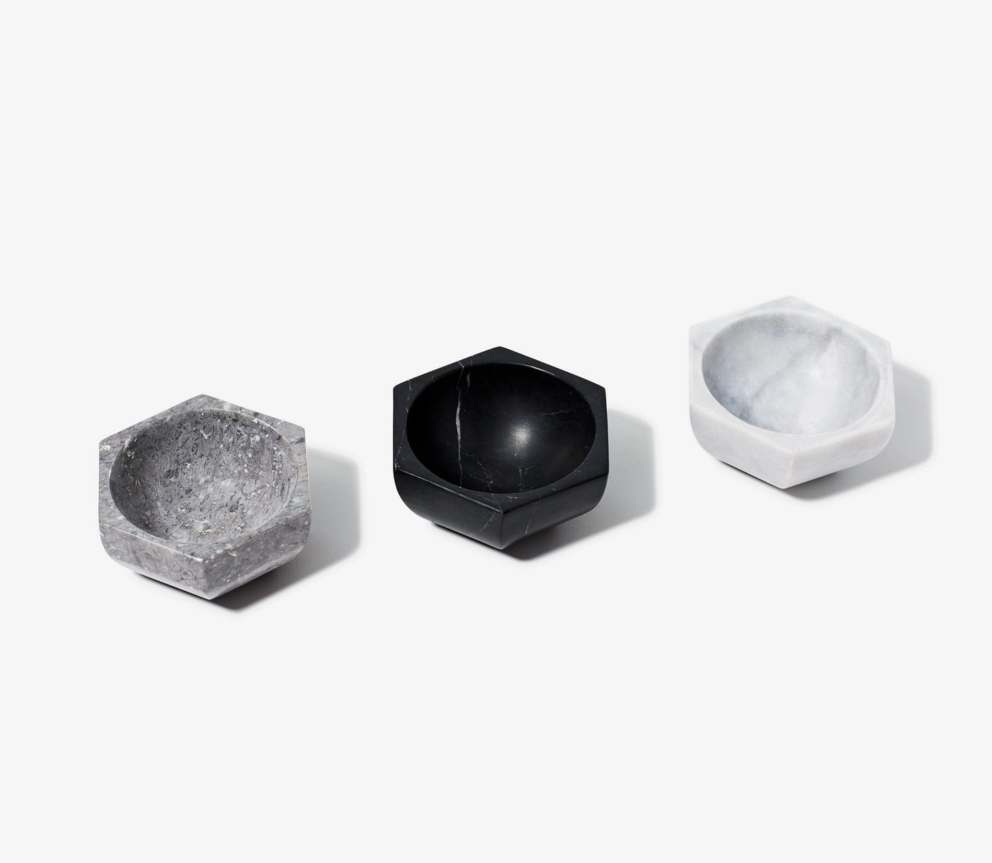 Marble Accent Bowl | White