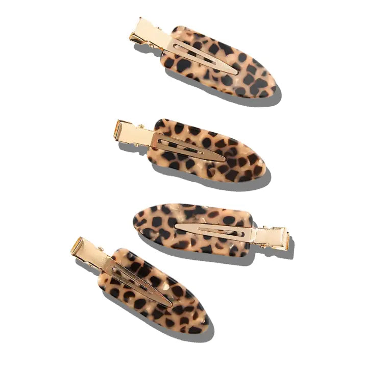 Leopard Creaseless Clip Set