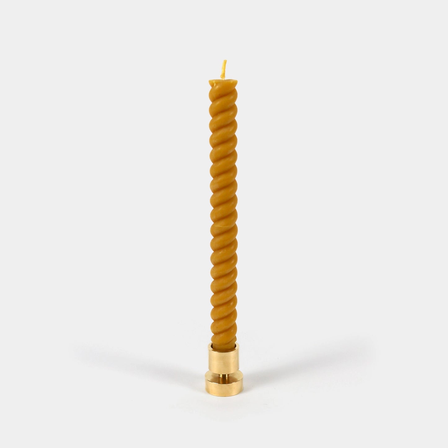 Natural Spiral Beeswax Candles (2 Pack)