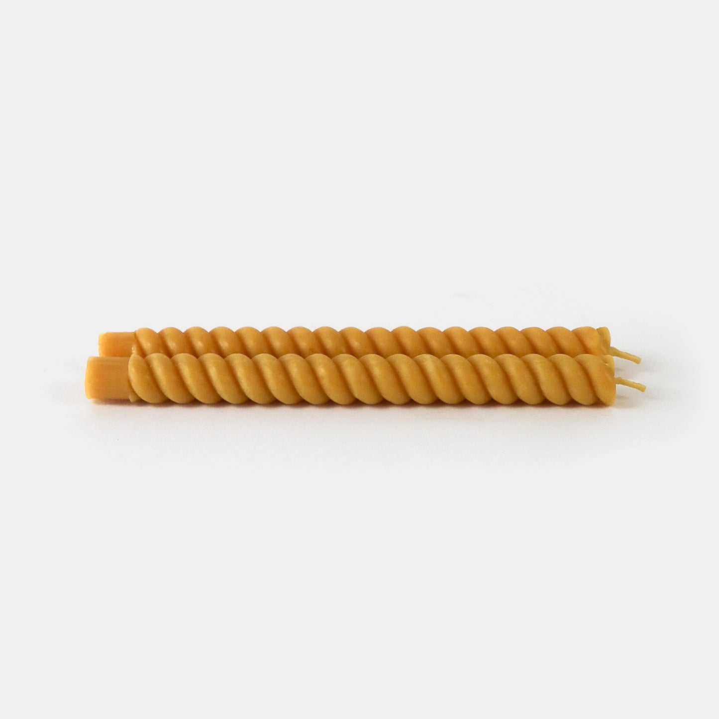 Natural Spiral Beeswax Candles (2 Pack)