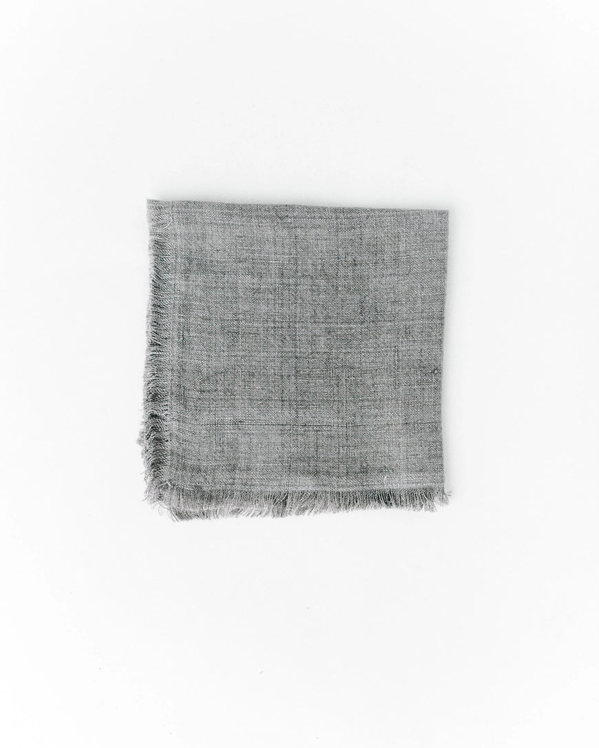 Stone Washed Linen Cocktail Napkins