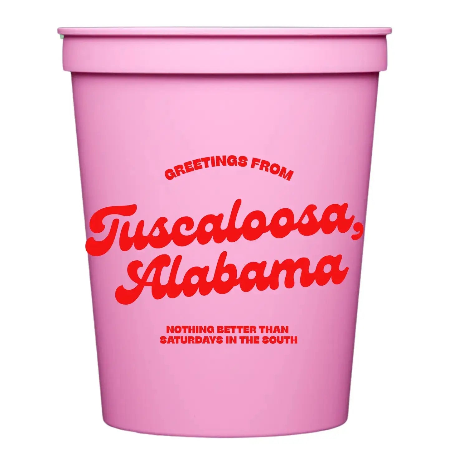 Greetings from Tuscaloosa Stadium Cups | Set of 6