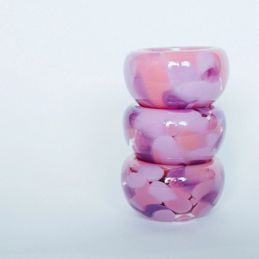 Glass Blown Nest Bowl