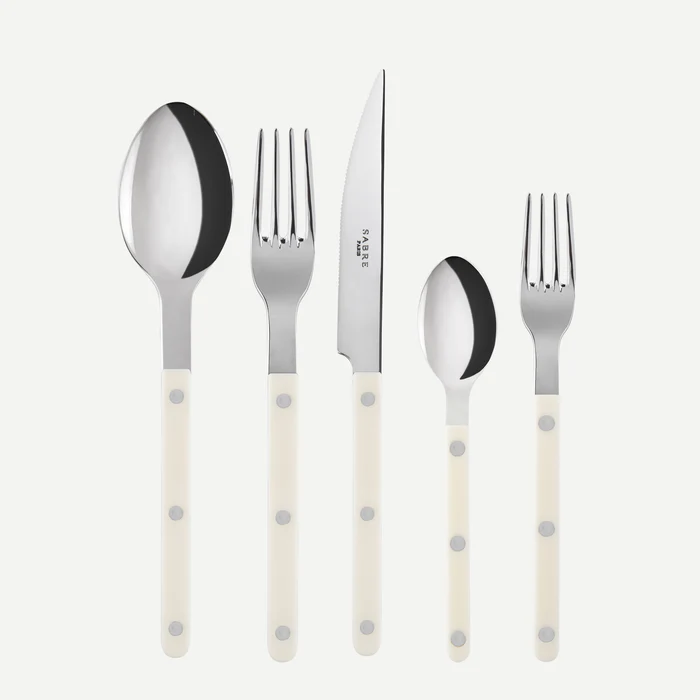 Ivory Bistrot Flatware | 5 Piece Set
