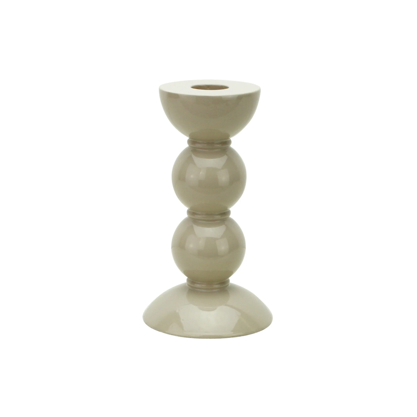 Cappuccino Bobbin Candlesticks