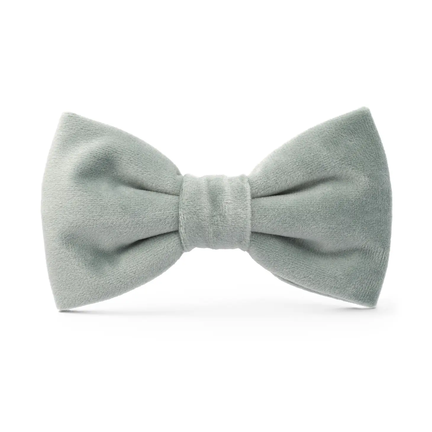 Sage Velvet Dog Bow Tie