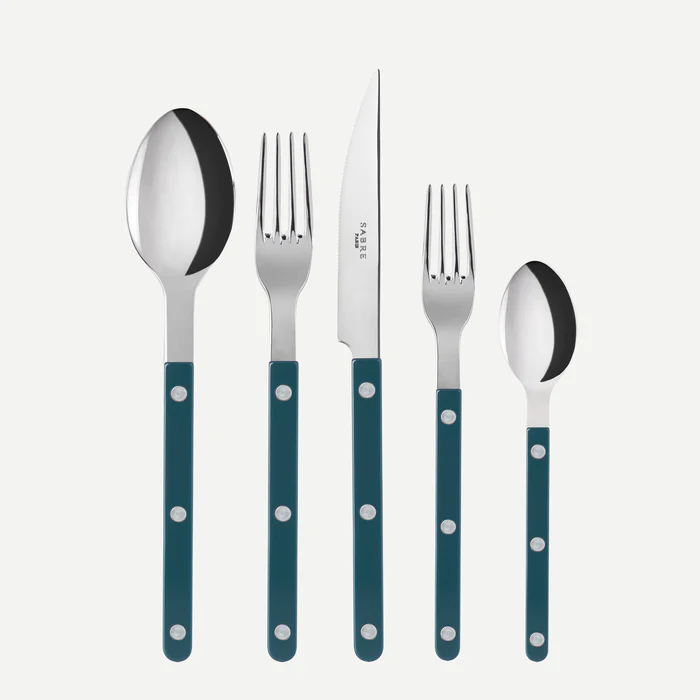 Aquamarine Bistrot Flatware | 5 Piece Set