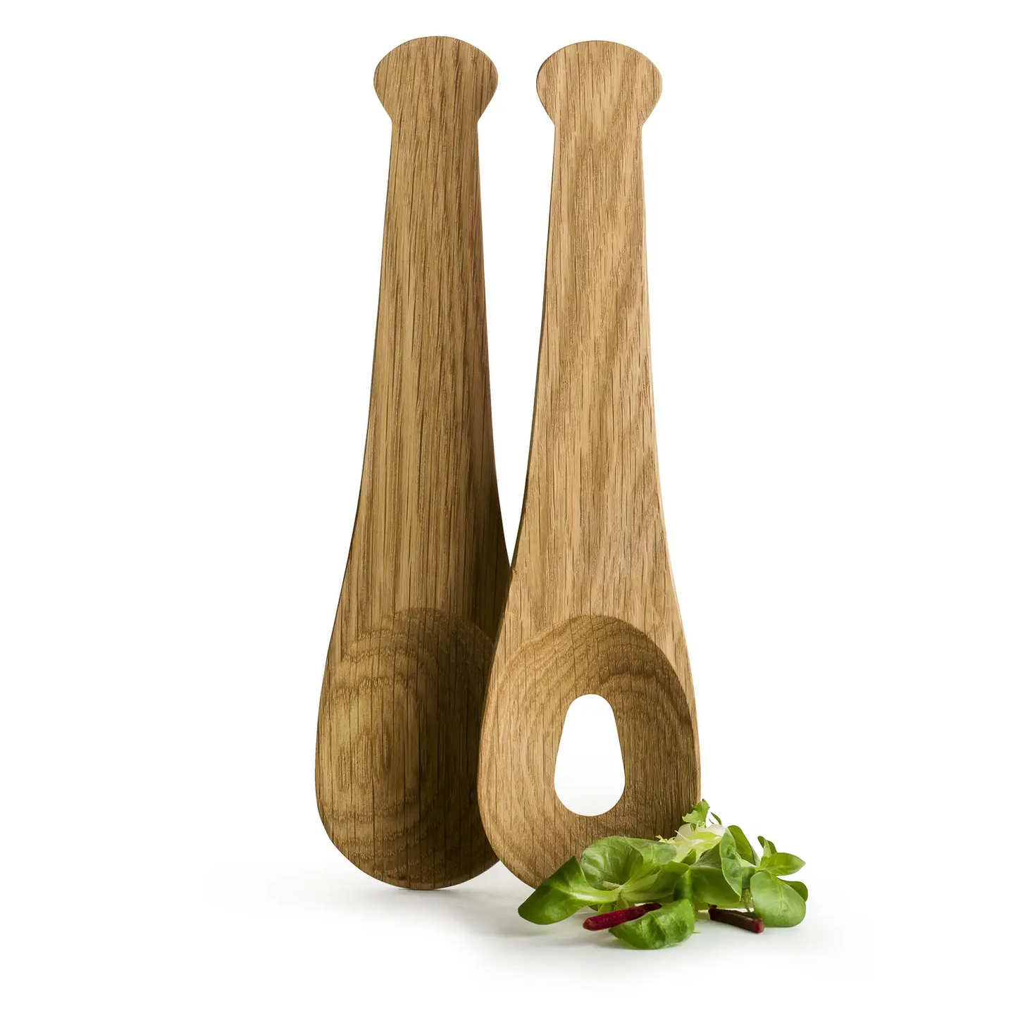 Oak Salad Server | Set of 2