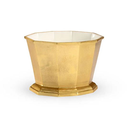 Glitz Metallic Gold Ice Bucket