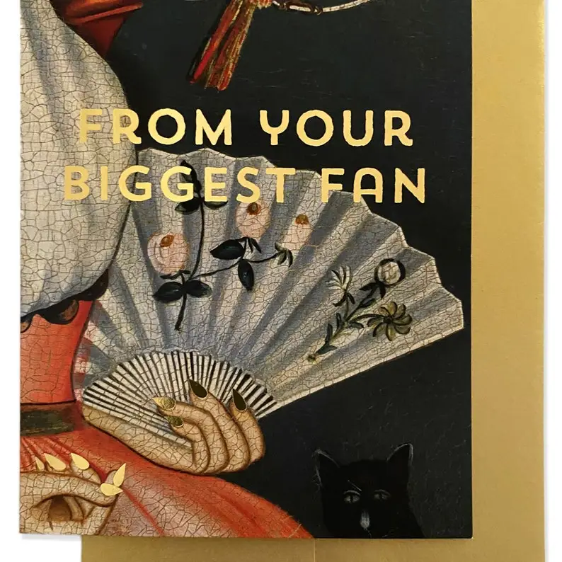 Biggest Fan Greeting Card