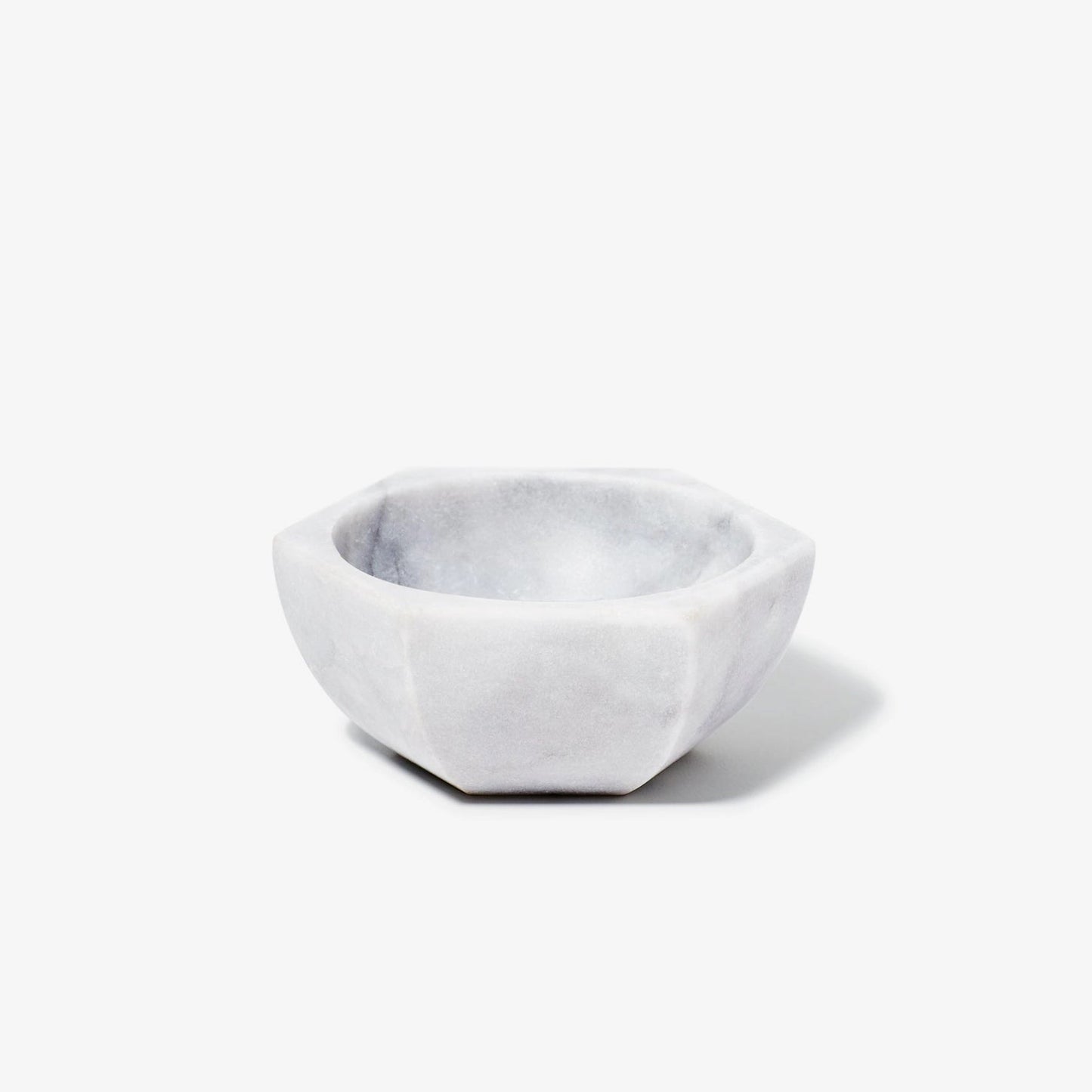 Marble Accent Bowl | White