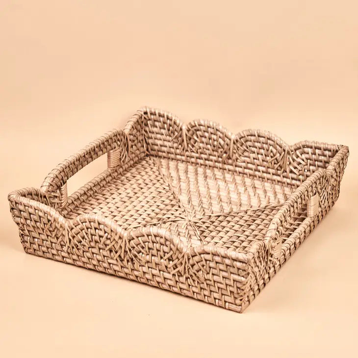 Mariposa Rattan Tray