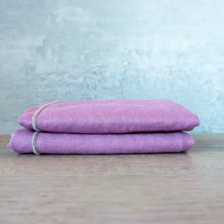 Light Purple Napkins with Grey Trim