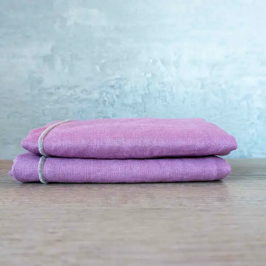 Light Purple Napkins with Grey Trim