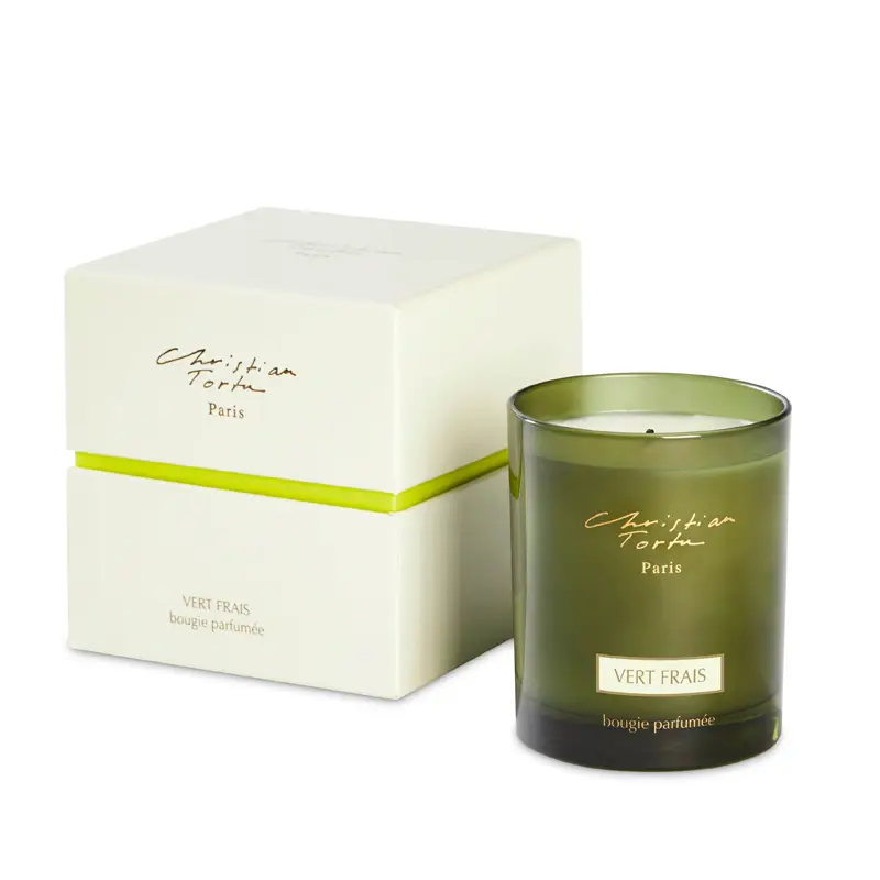 Christian Tortu Candle in Fresh Green