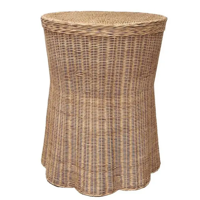 Medium Scalloped Tall Stool/Table