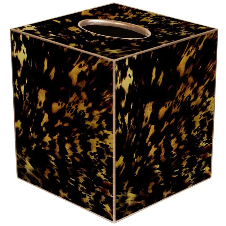 Tortoiseshell Tissue Box Cover