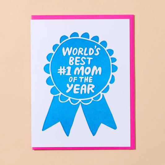 World's Best Mom Greeting Card