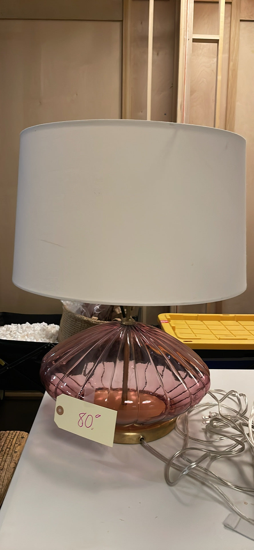 Pink Visual Comfort Lamp
