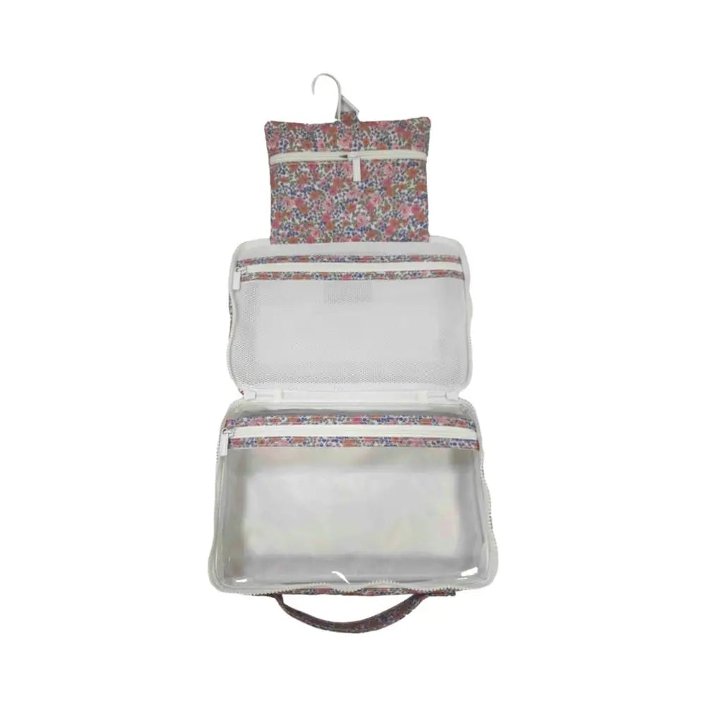 Garden Floral Bundle Up Hanging Toiletry Bag