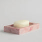 Pink Marble Soap Dish