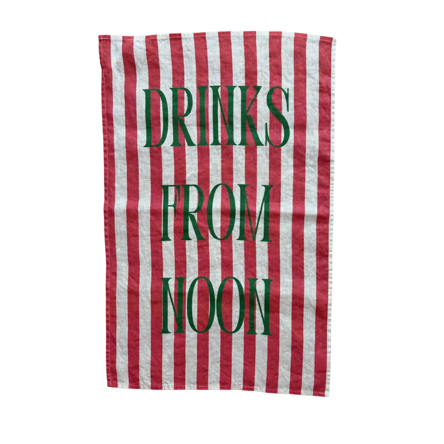 Drinks from Noon Linen Tea Towel